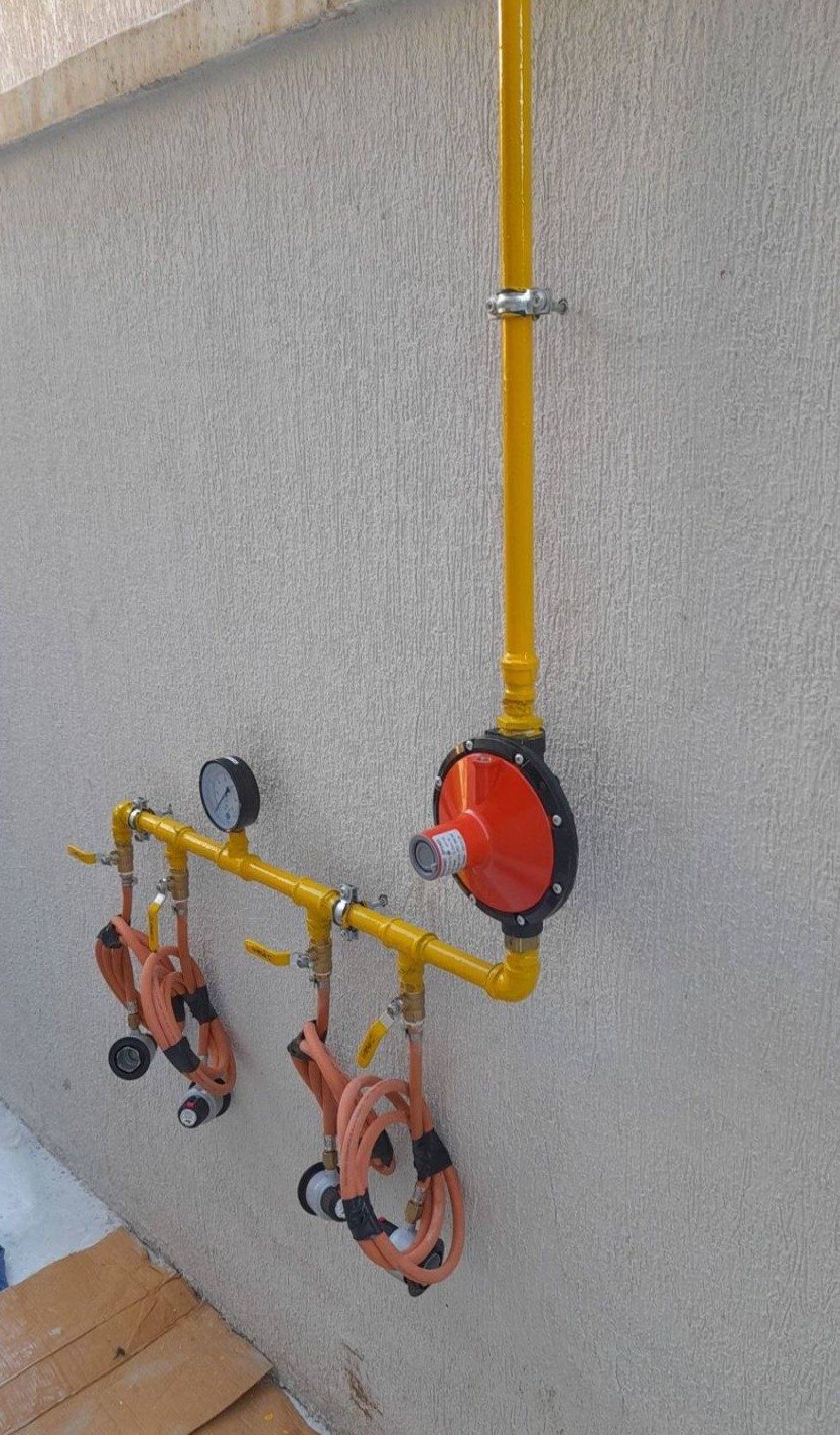 تمديد بايبات الغاز  